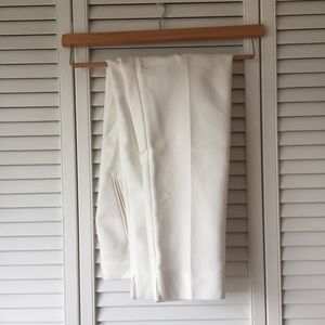 H&M off-white colored cropped pants